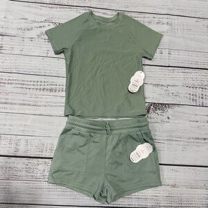 3 for $21! Girls Swim Rashguard & Cover Shorts Set